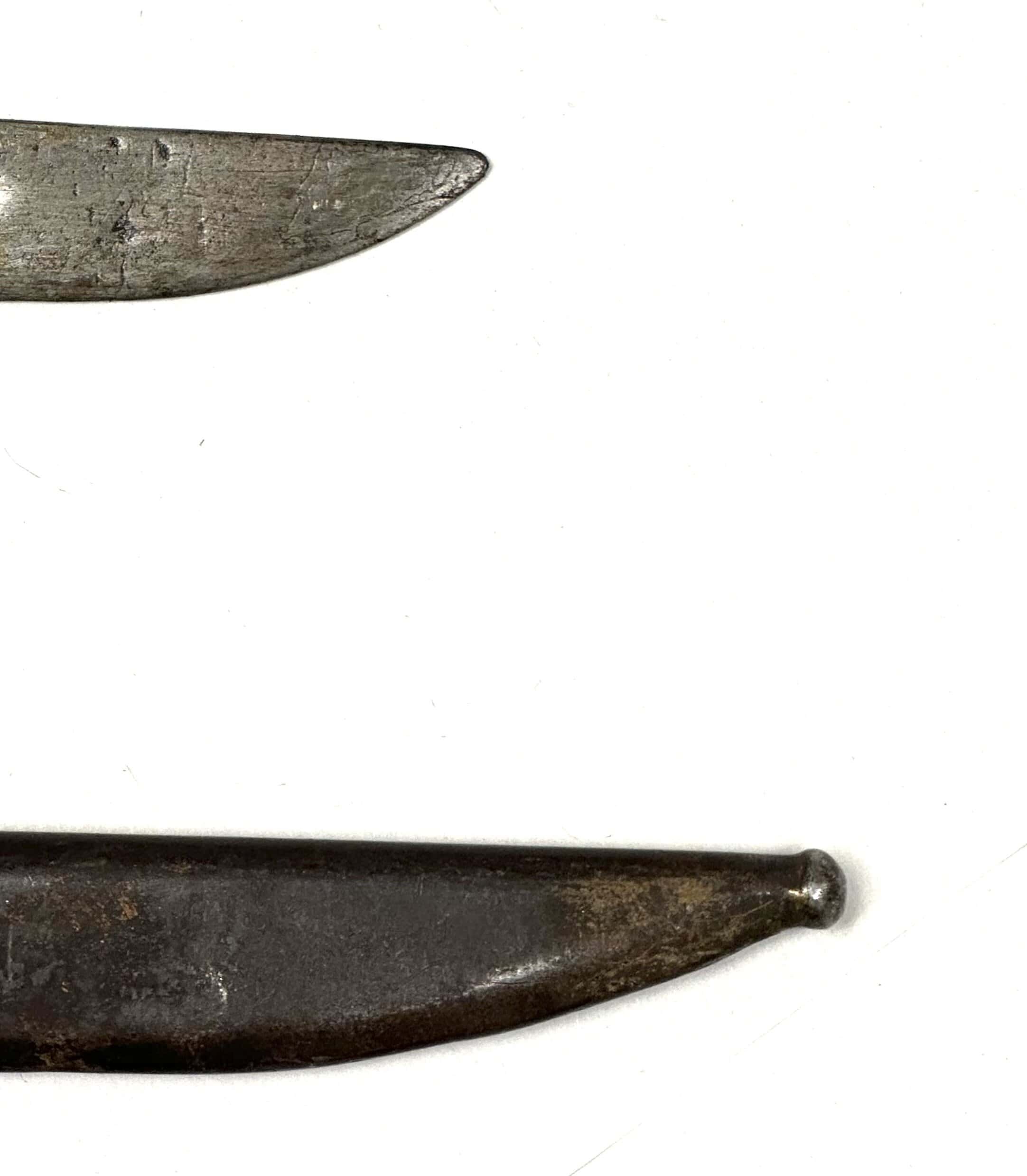 WW2 Japanese Type 30 Straight Guard Training Bayonet — image 3