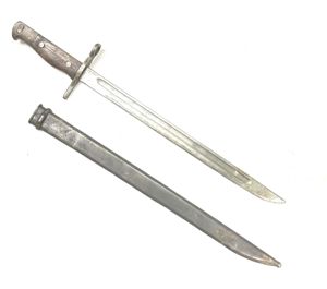 WW2 Japanese Type 30 Straight Guard Training Bayonet