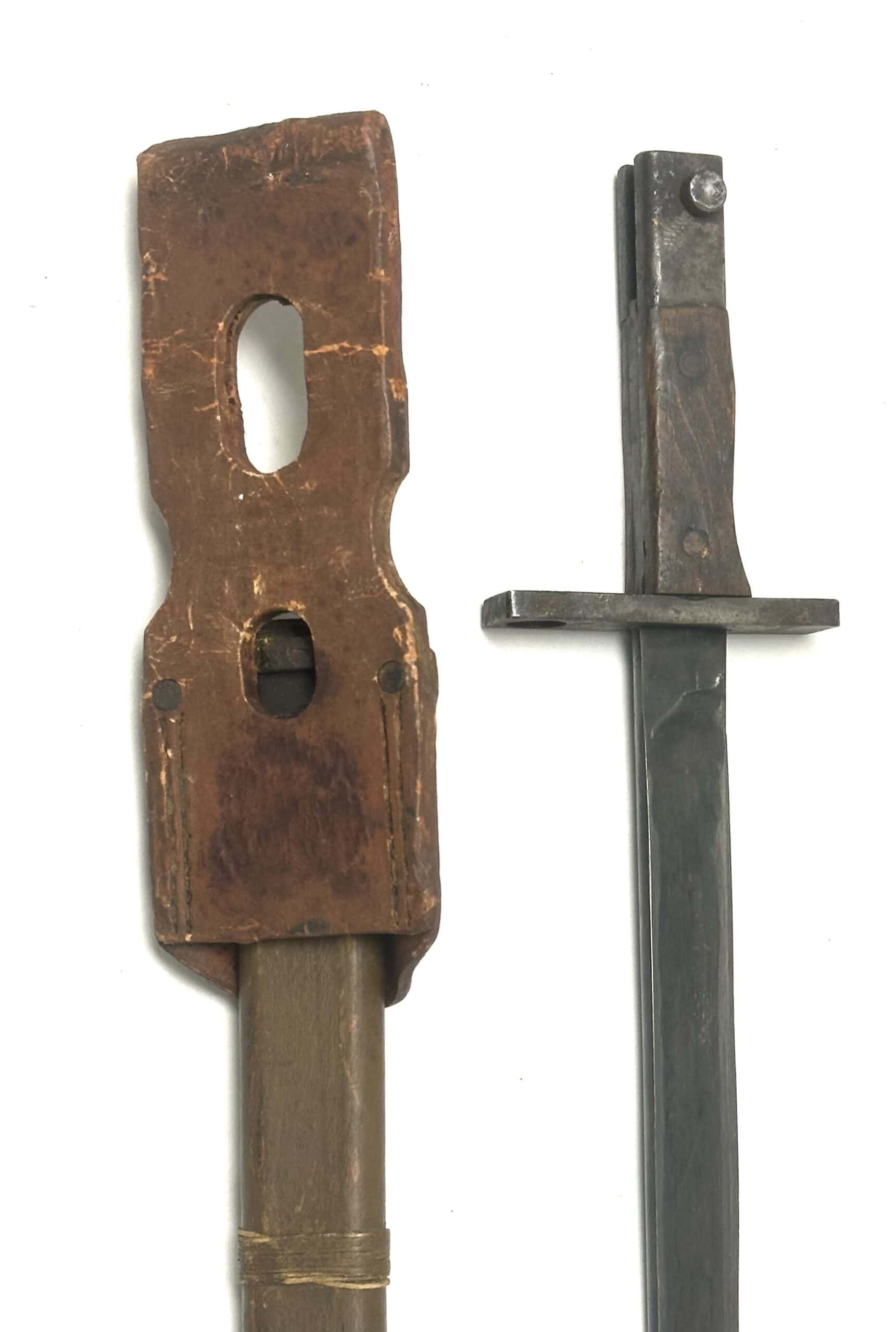 WW2 Japanese Type 30 SQUARE Guard Last Ditch Bayonet Toyoda Automatic Loomworks — image 10
