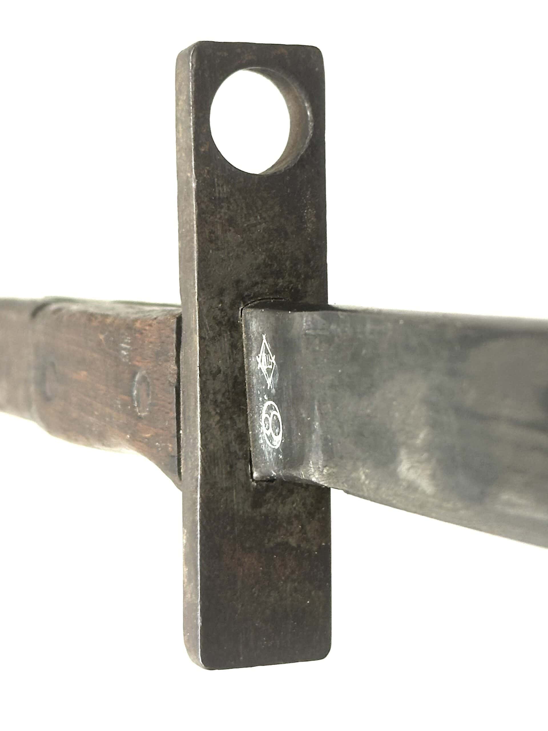 WW2 Japanese Type 30 SQUARE Guard Last Ditch Bayonet Toyoda Automatic Loomworks — image 5