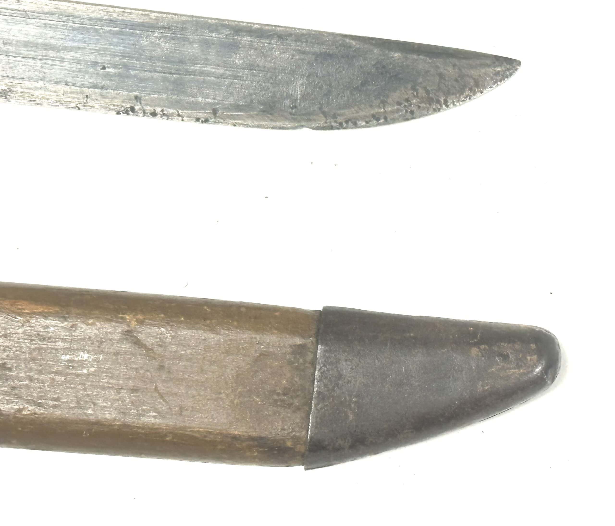 WW2 Japanese Type 30 SQUARE Guard Last Ditch Bayonet Toyoda Automatic Loomworks — image 8