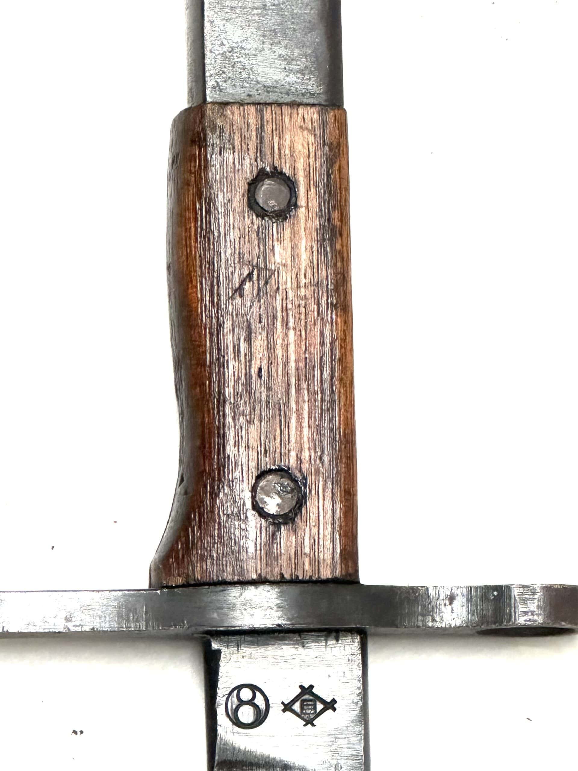 WW2 Japanese Type 30 Bayonet Straight Guard Toyoda Automatic Loomworks — image 4