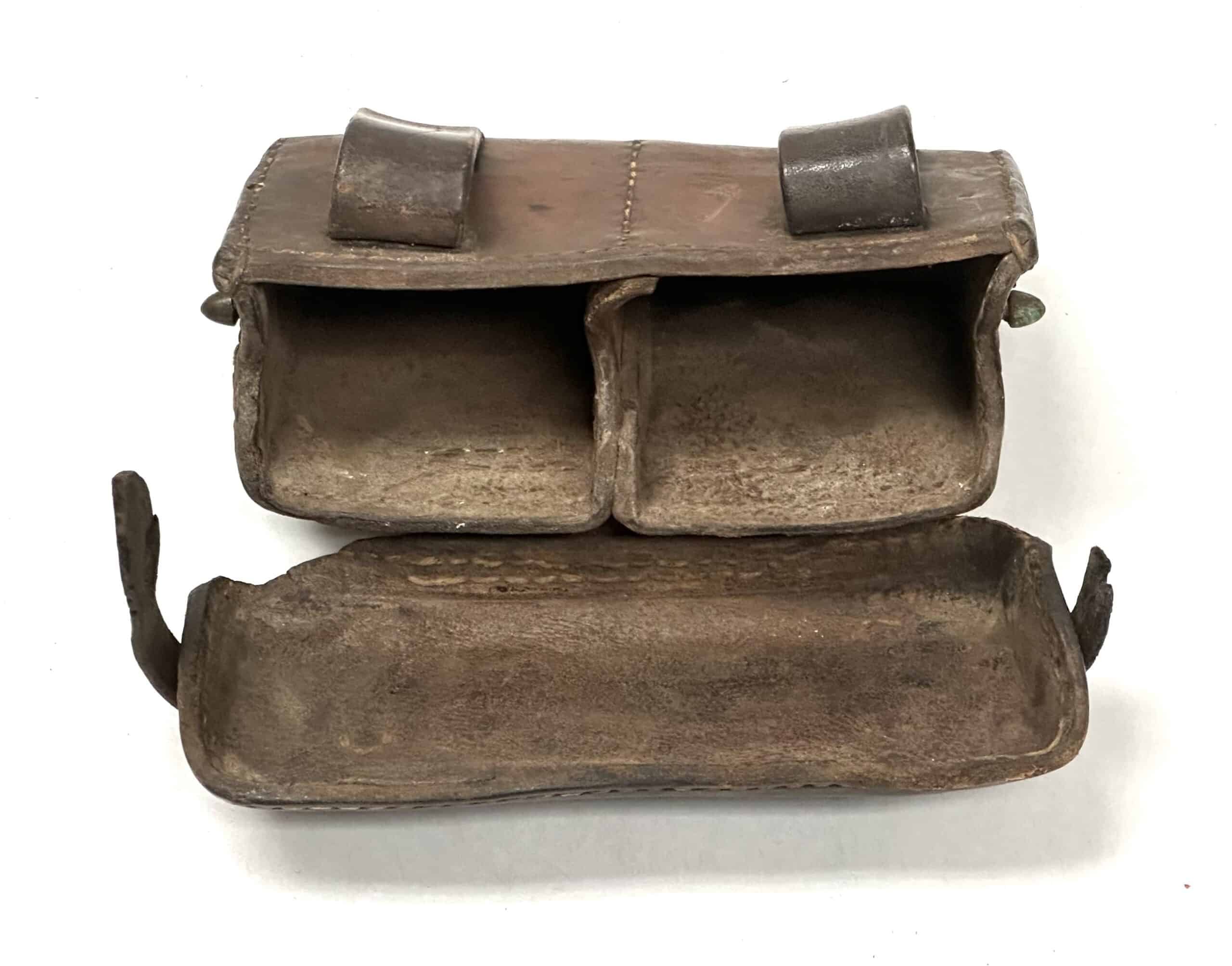 WW2 Japanese Navy Split Front Ammo Pouch — image 7