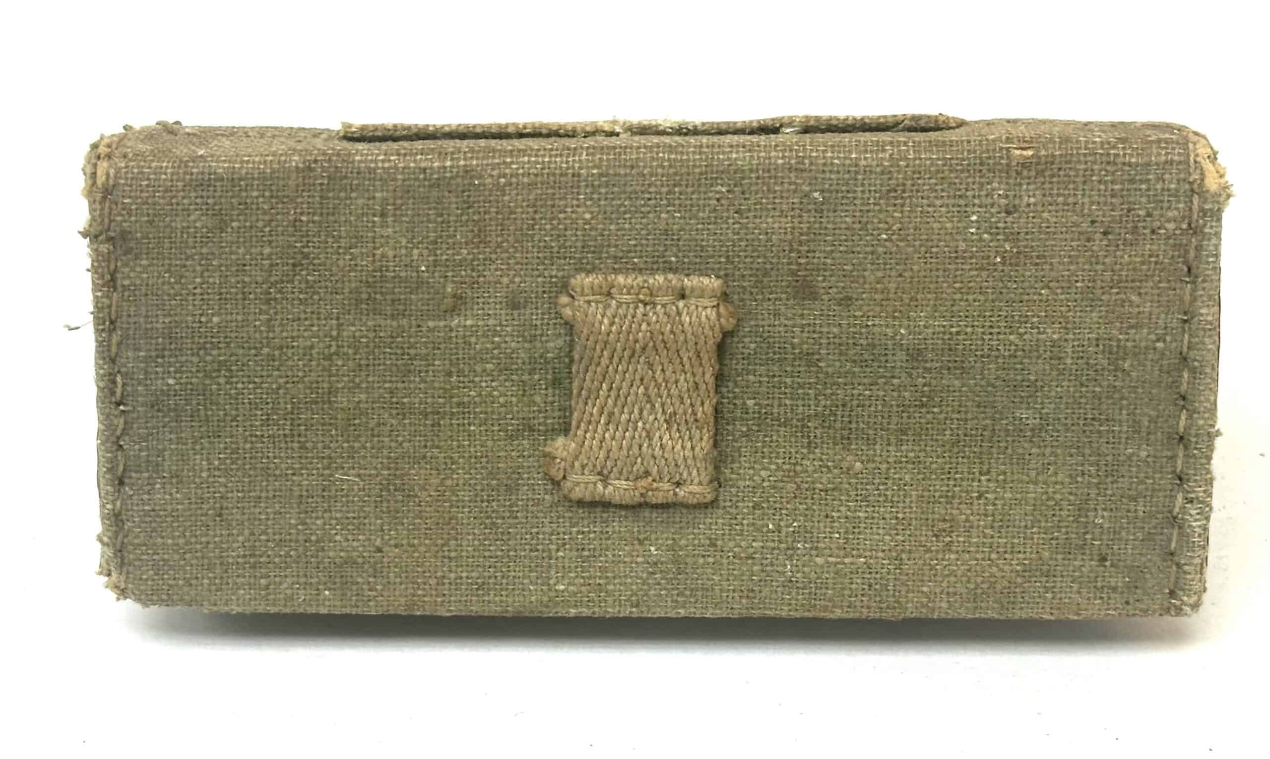 WW2 Japanese Cloth Last Ditch 1945 Ammunition Pouch — image 4