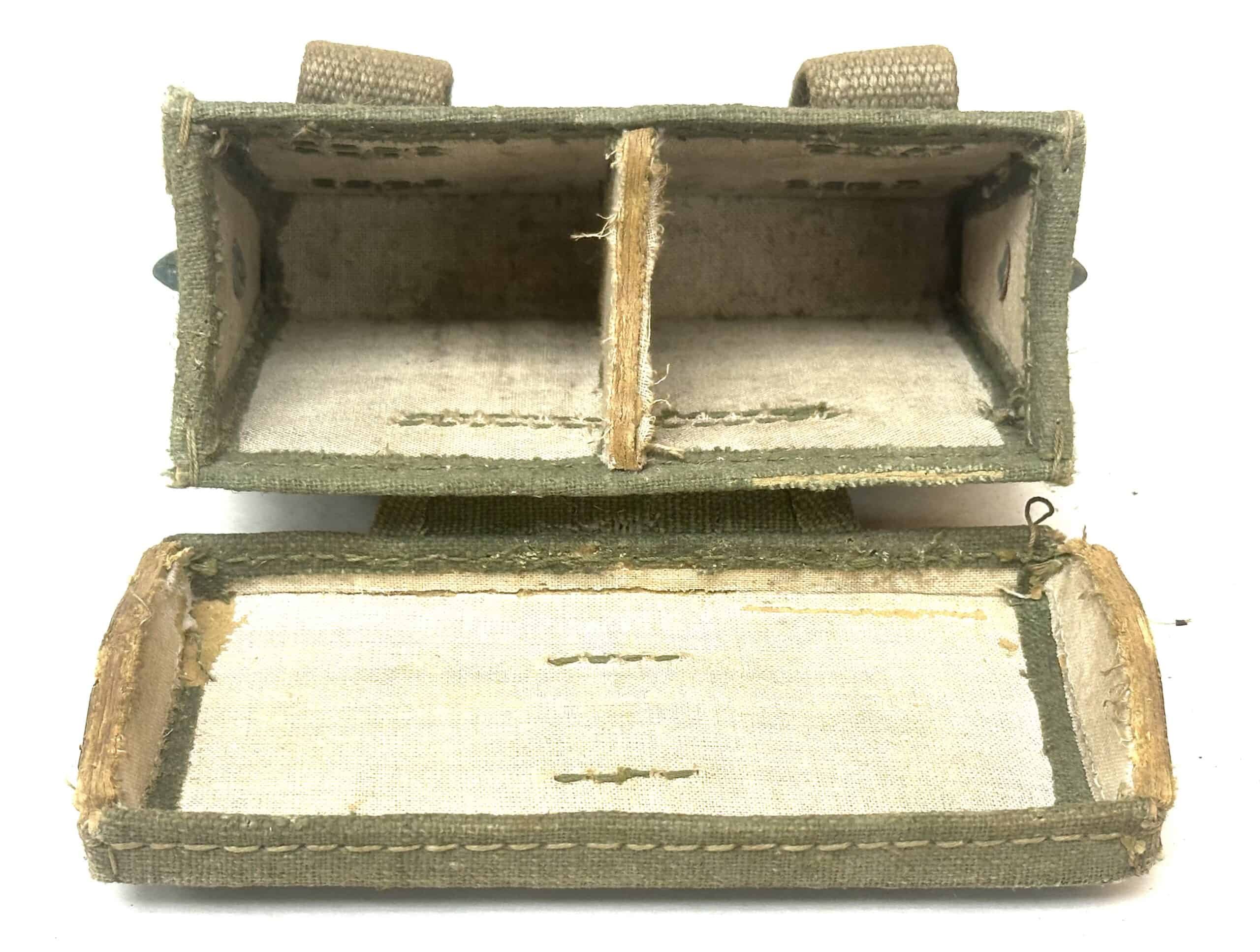 WW2 Japanese Cloth Last Ditch 1945 Ammunition Pouch — image 5