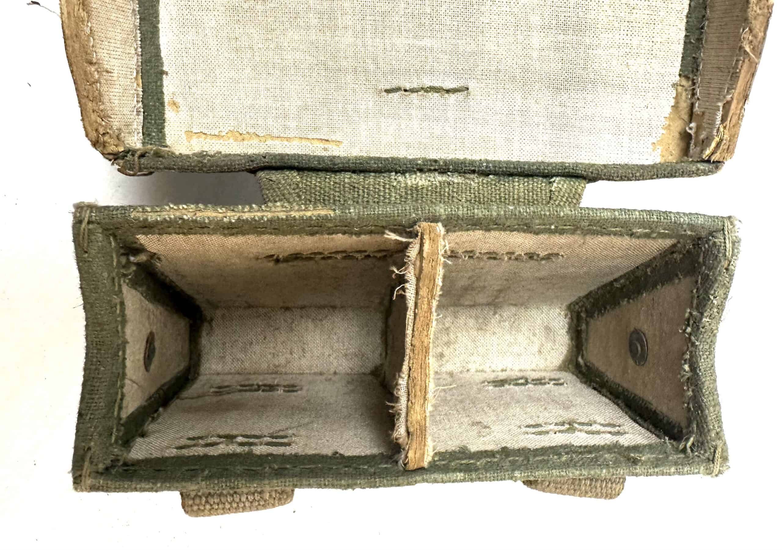 WW2 Japanese Cloth Last Ditch 1945 Ammunition Pouch — image 6