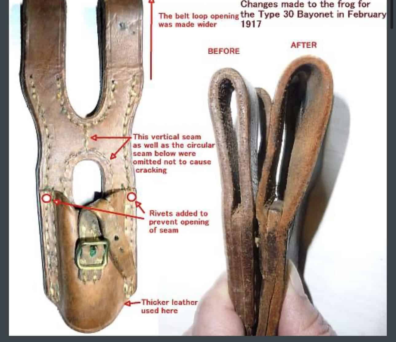 Japanese very rare Pre 1917 Type 30 Bayonet Frog — image 4