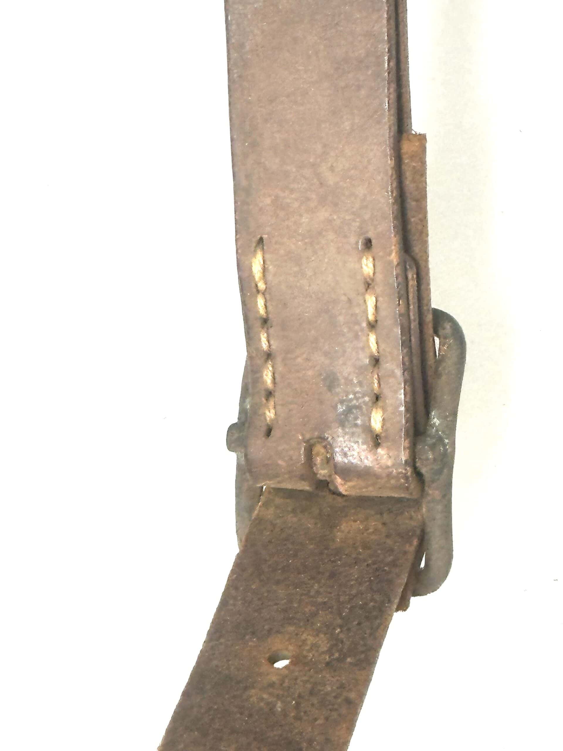 WW2 Japanese Type 14 Nambu Leather Holster with Shoulder Strap — image 4