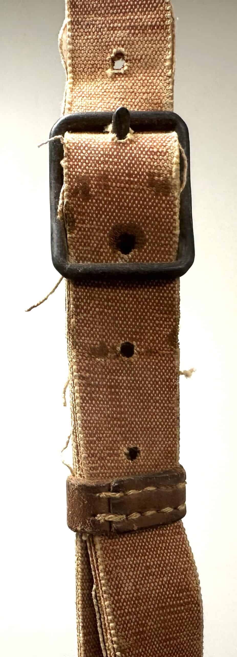 WW2 Japanese Type 14 Nambu Holster Rubberized Canvas with Shoulder Strap 1944 — image 4