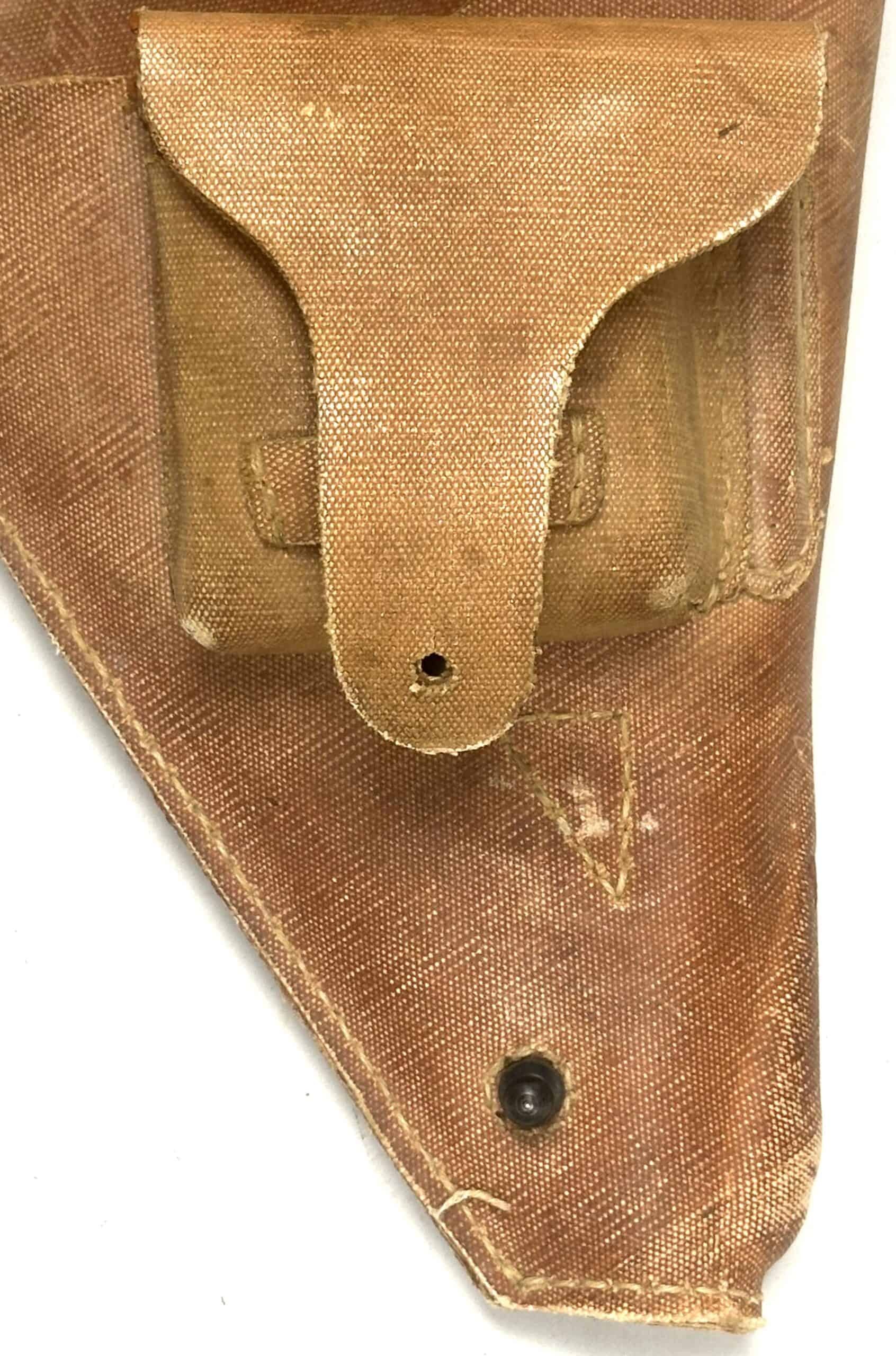 WW2 Japanese Type 14 Nambu Holster Rubberized Canvas with Shoulder Strap 1944 — image 8