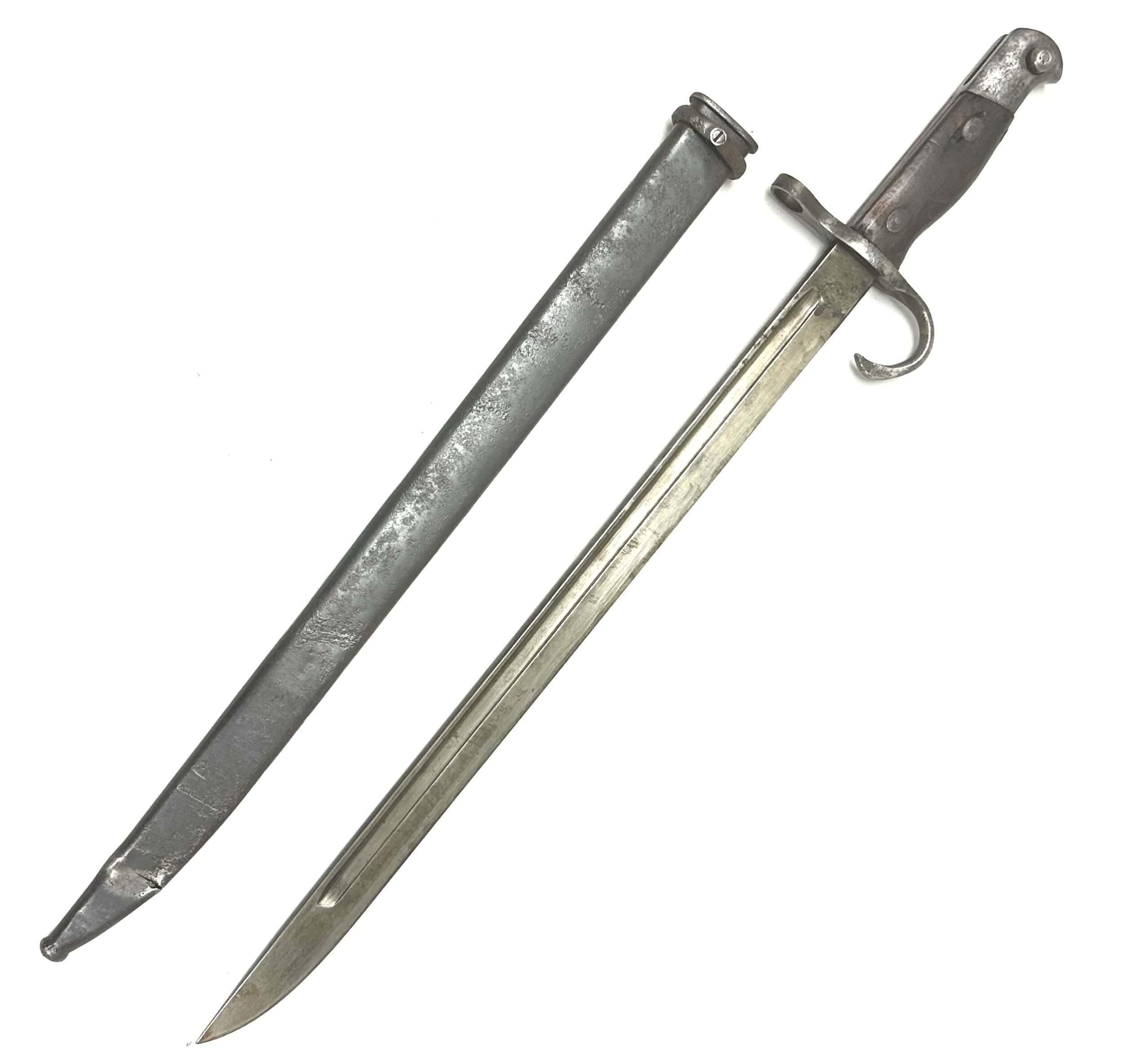 Japanese Type 30 Bright Blade Hook Guard Bayonet Tokyo – Kokura Arsenal — image 3