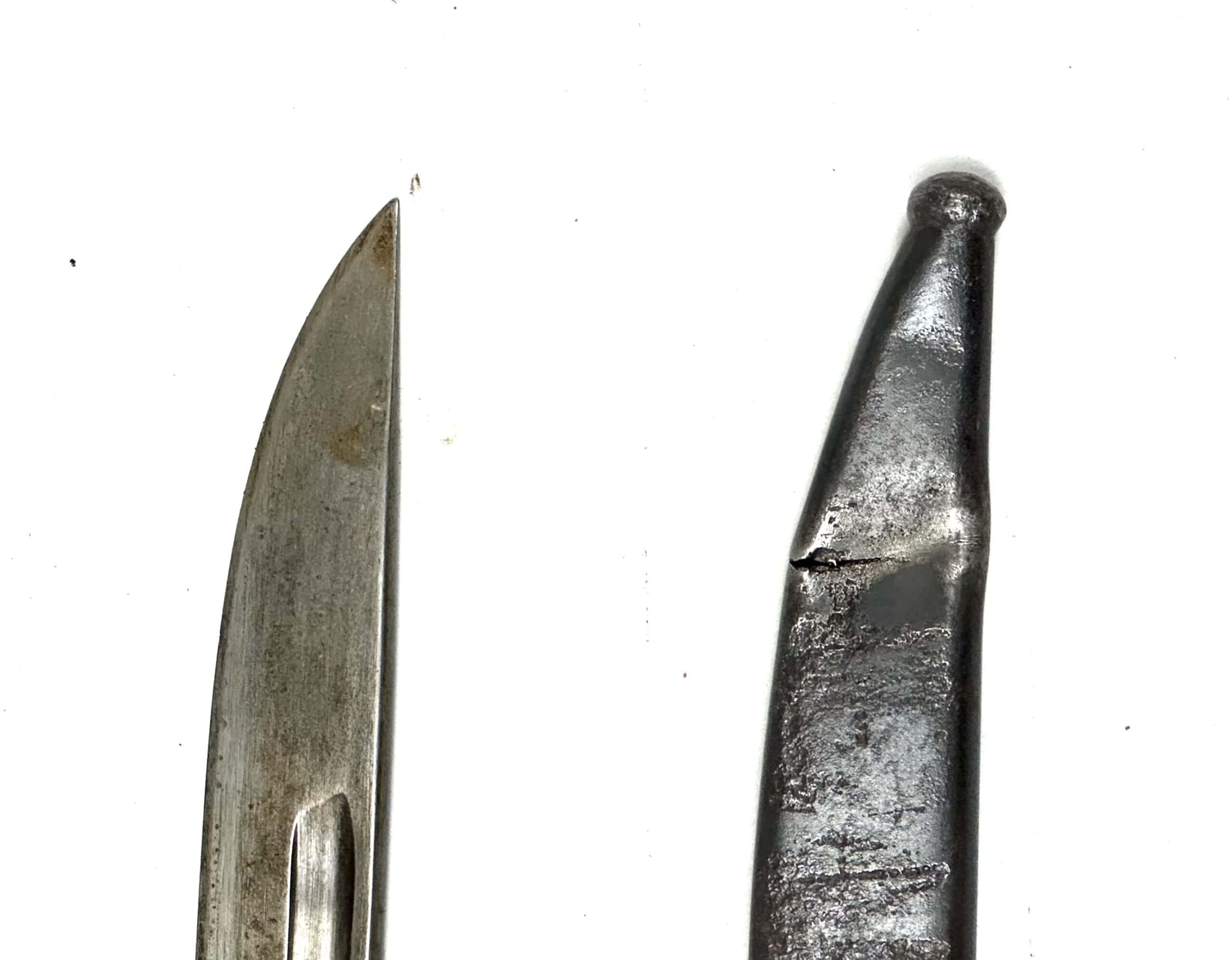 Japanese Type 30 Bright Blade Hook Guard Bayonet Tokyo – Kokura Arsenal — image 4