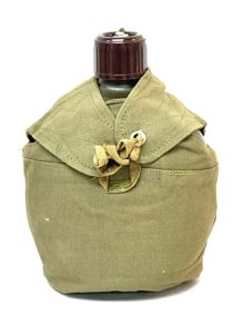 North Vietnamese Army Canteen with Poplin Cover Unissued