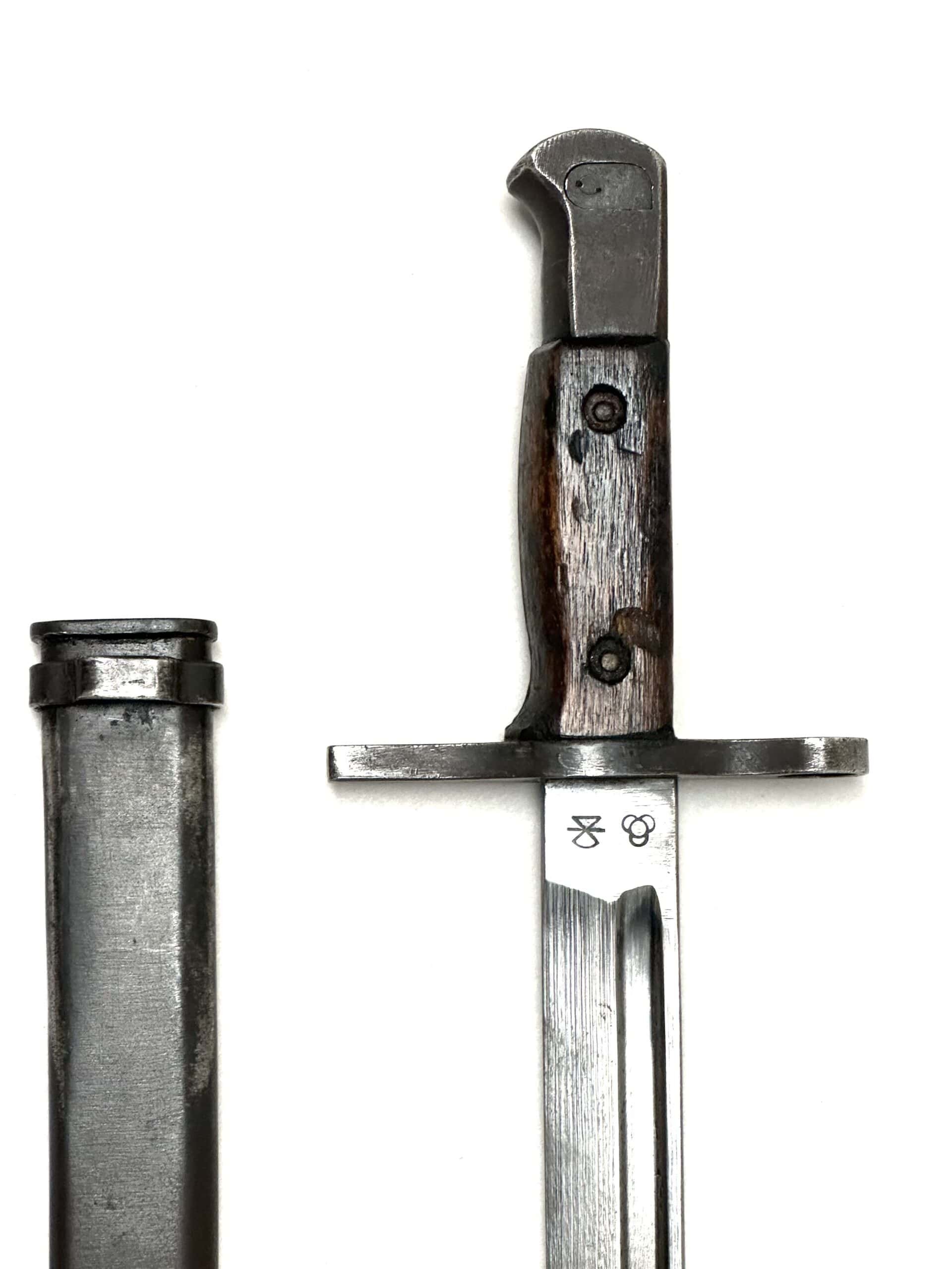 WW2 Japanese Type 30 Bayonet Hikari Seiki Seisakusho Prism Instrument Factory Bright Blade — image 3