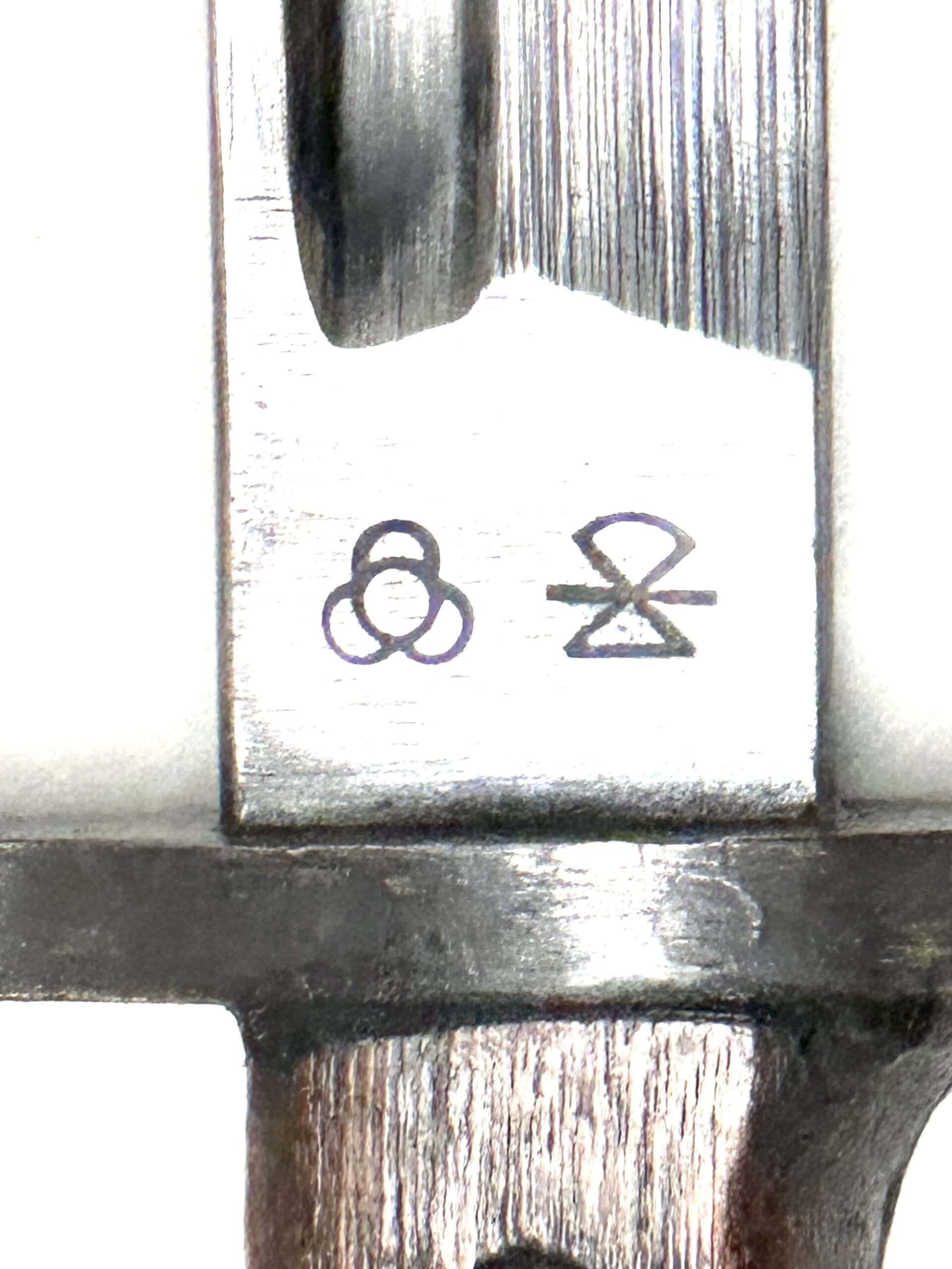 WW2 Japanese Type 30 Bayonet Hikari Seiki Seisakusho Prism Instrument Factory Bright Blade — image 4