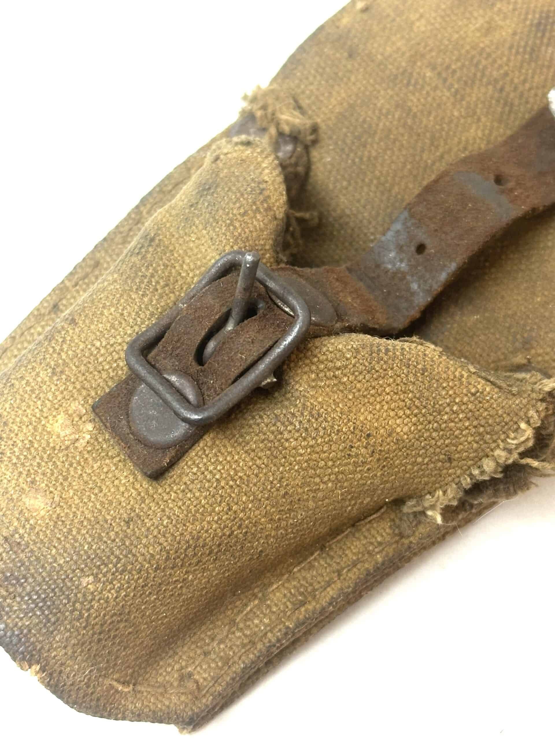 WW2 Japanese Last Ditch Canvas Bayonet Frog — image 2