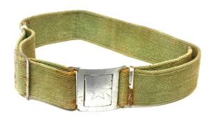 North Vietnamese Army Hanoi made Web Belt with Large Interlocking …
