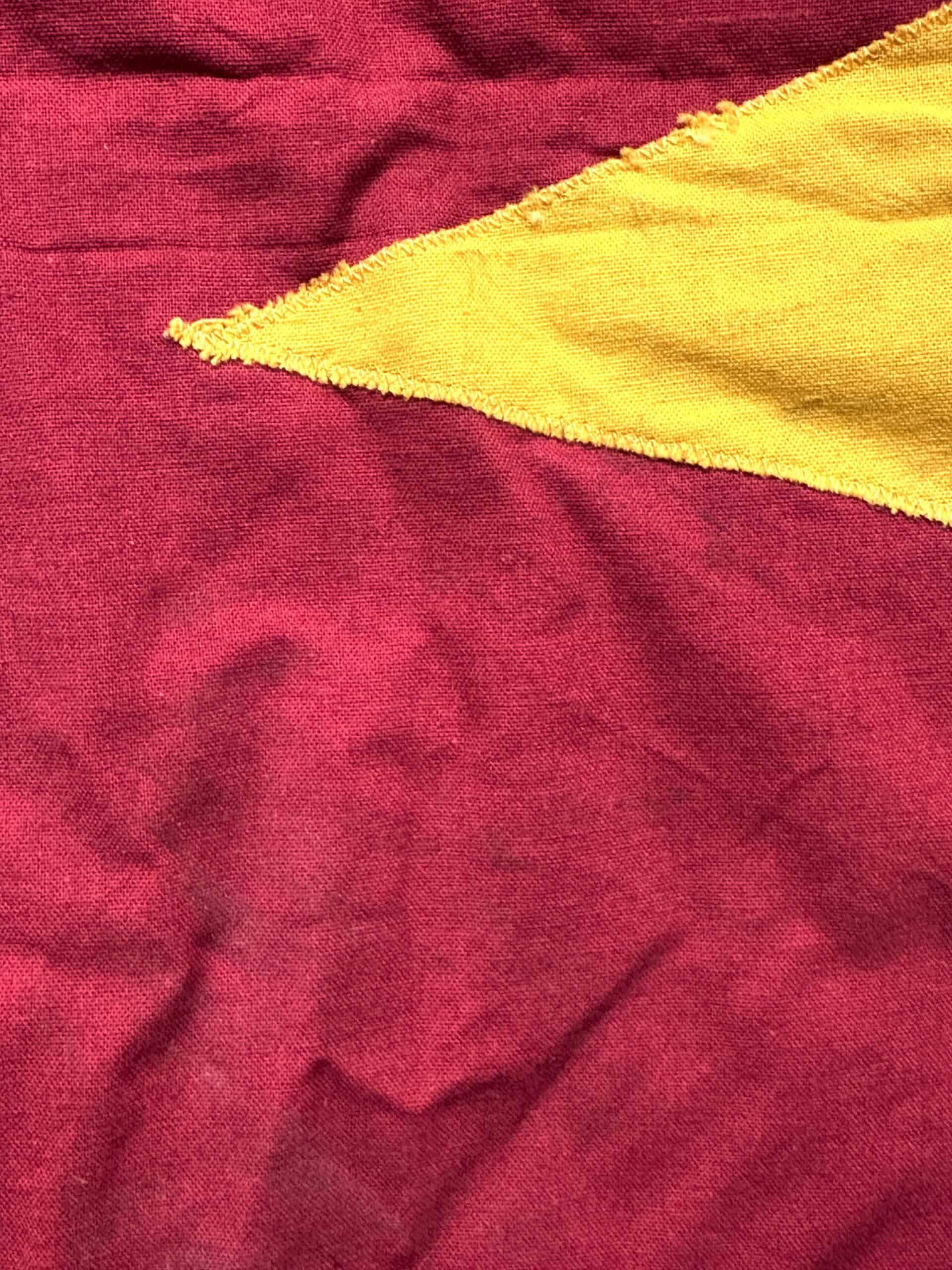 North Vietnamese Army Banner 2 1/2 feet by 6 feet — image 3