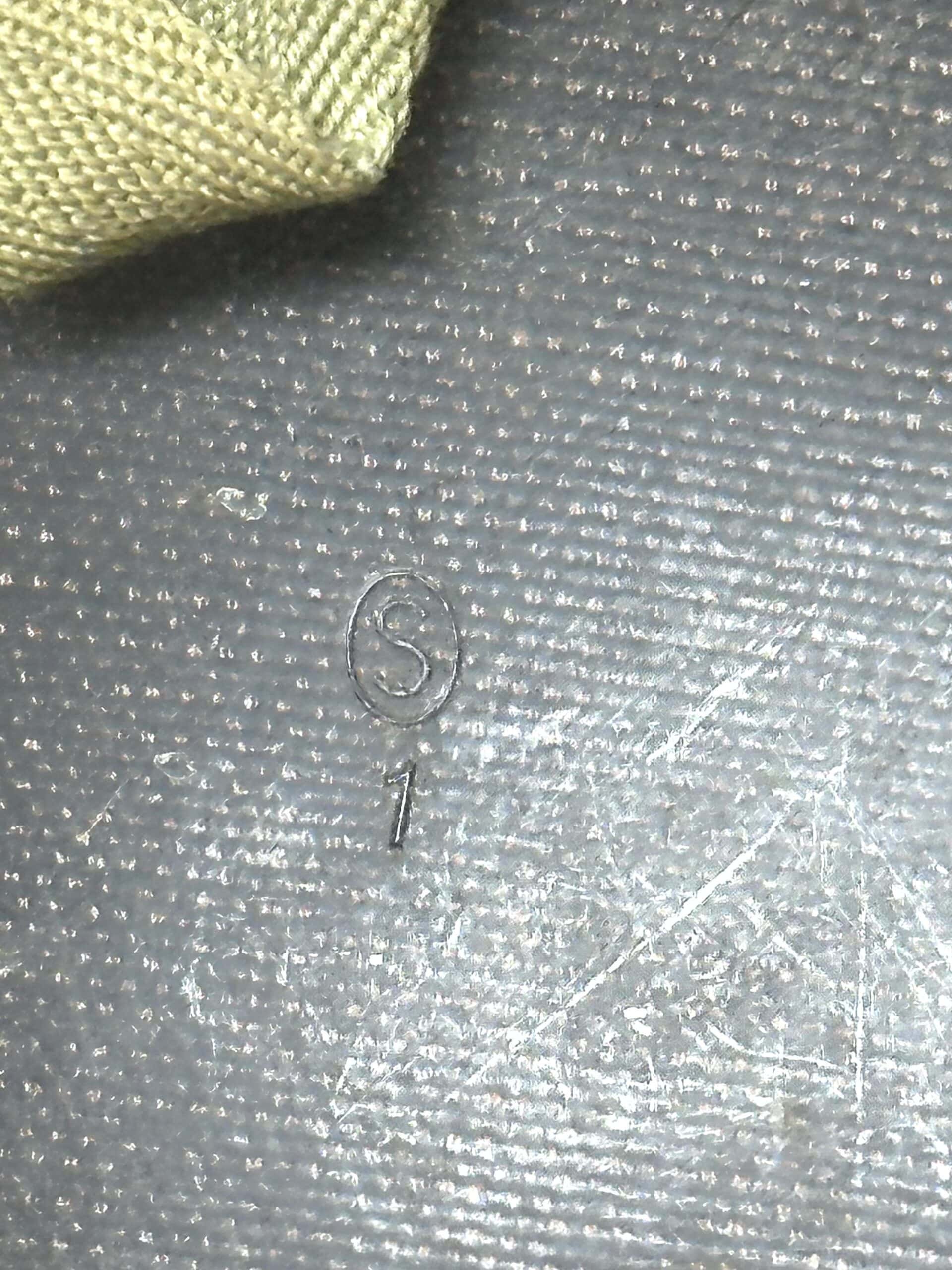 US WW2 M1 Swivel Bail Helmet & Liner Named to Same Man — image 4