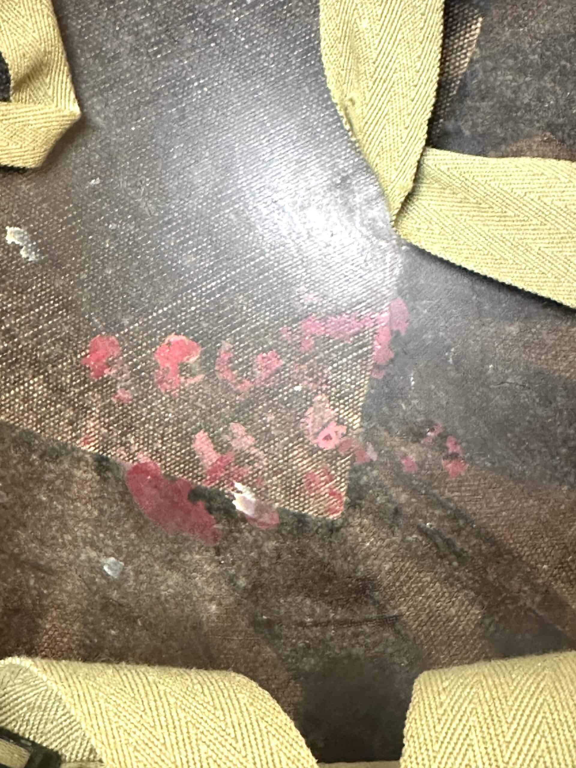 US WW2 M1 Swivel Bail Helmet & Liner Named to Same Man — image 5