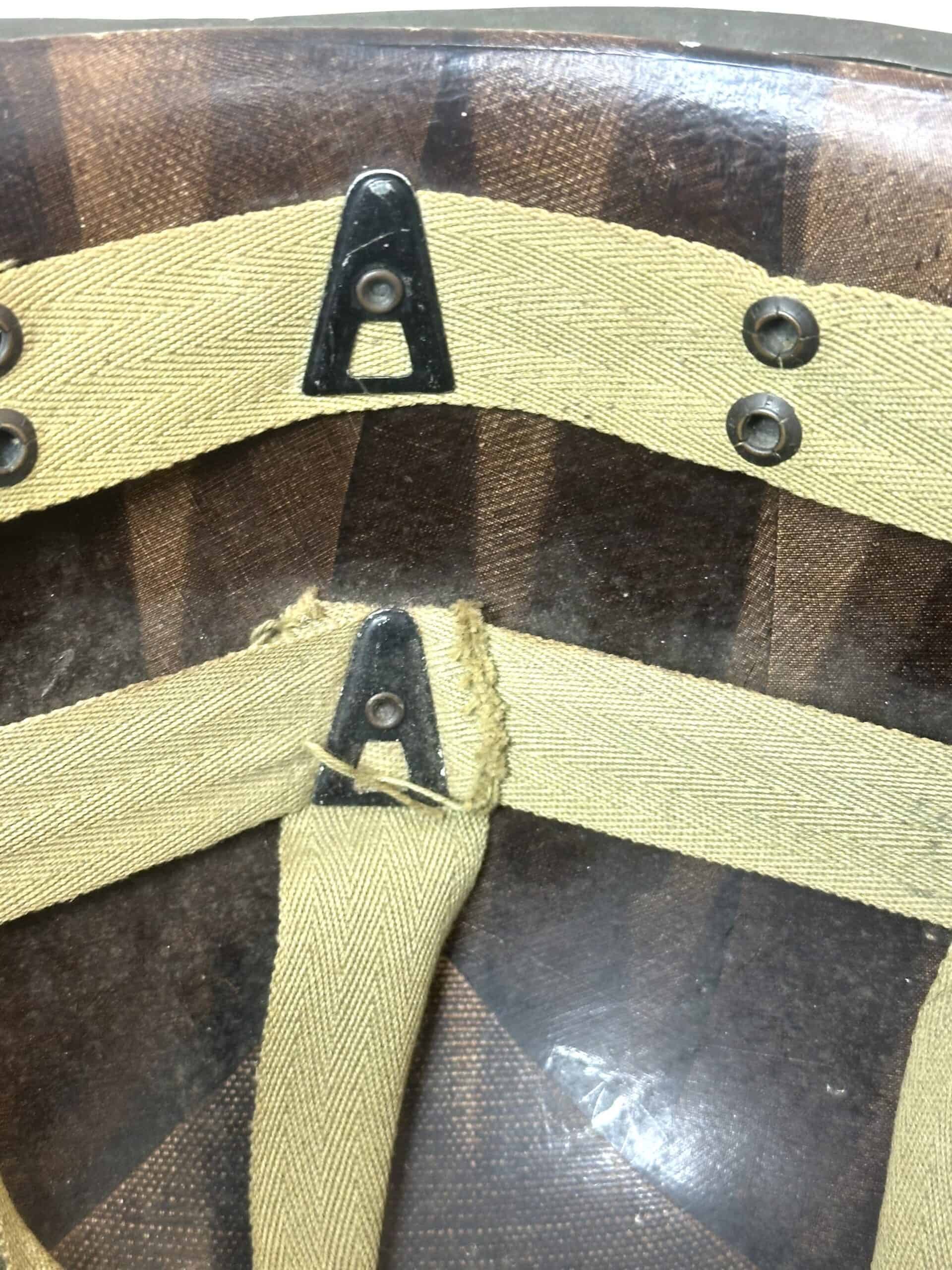 US WW2 M1 Swivel Bail Helmet & Liner Named to Same Man — image 6