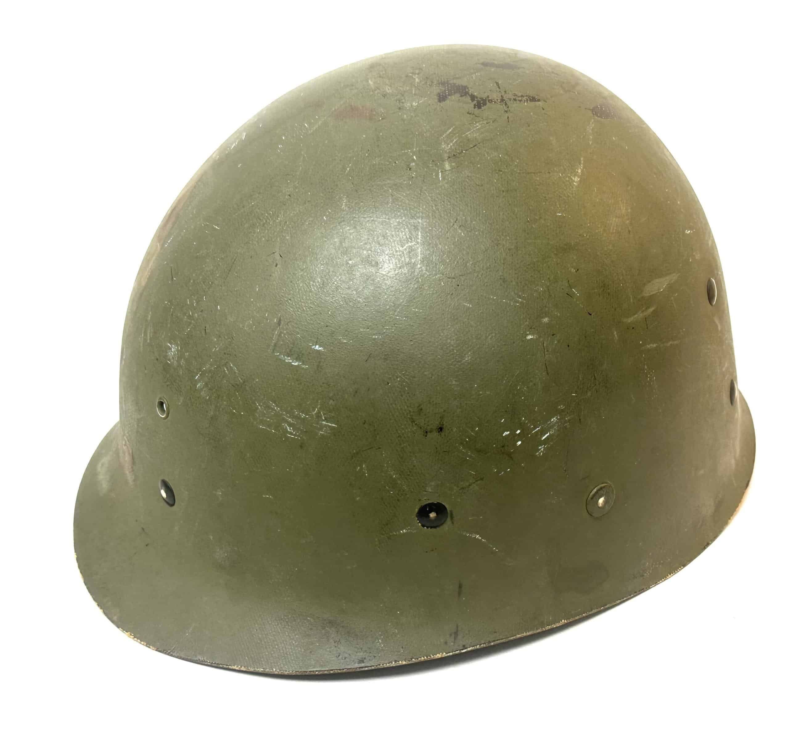 US WW2 M1 Swivel Bail Helmet & Liner Named to Same Man — image 9