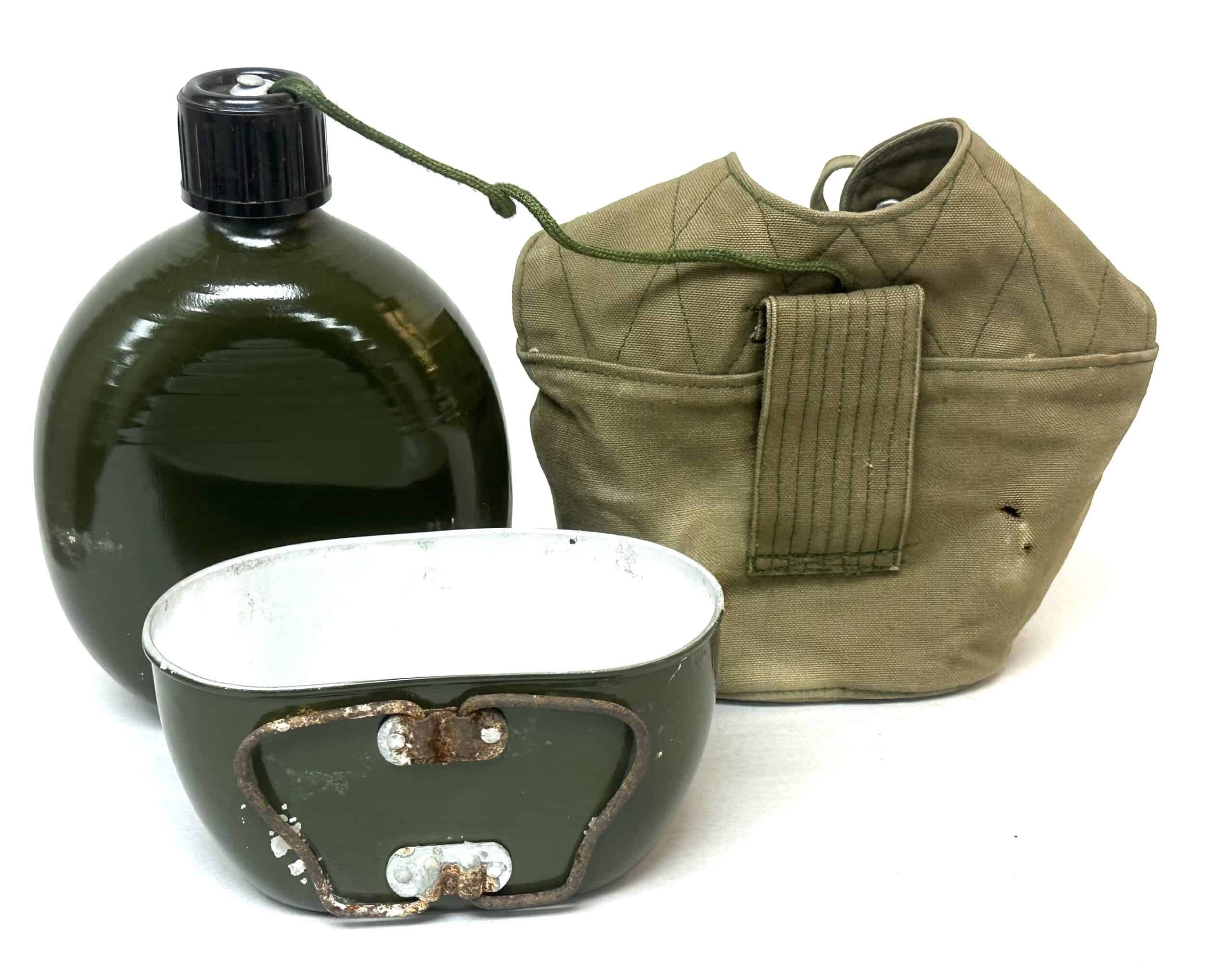 North Vietnamese Army Canteen with Cup & Cover — image 2
