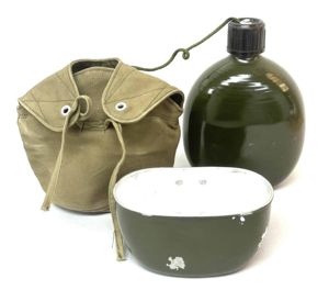North Vietnamese Army Canteen with Cup & Cover