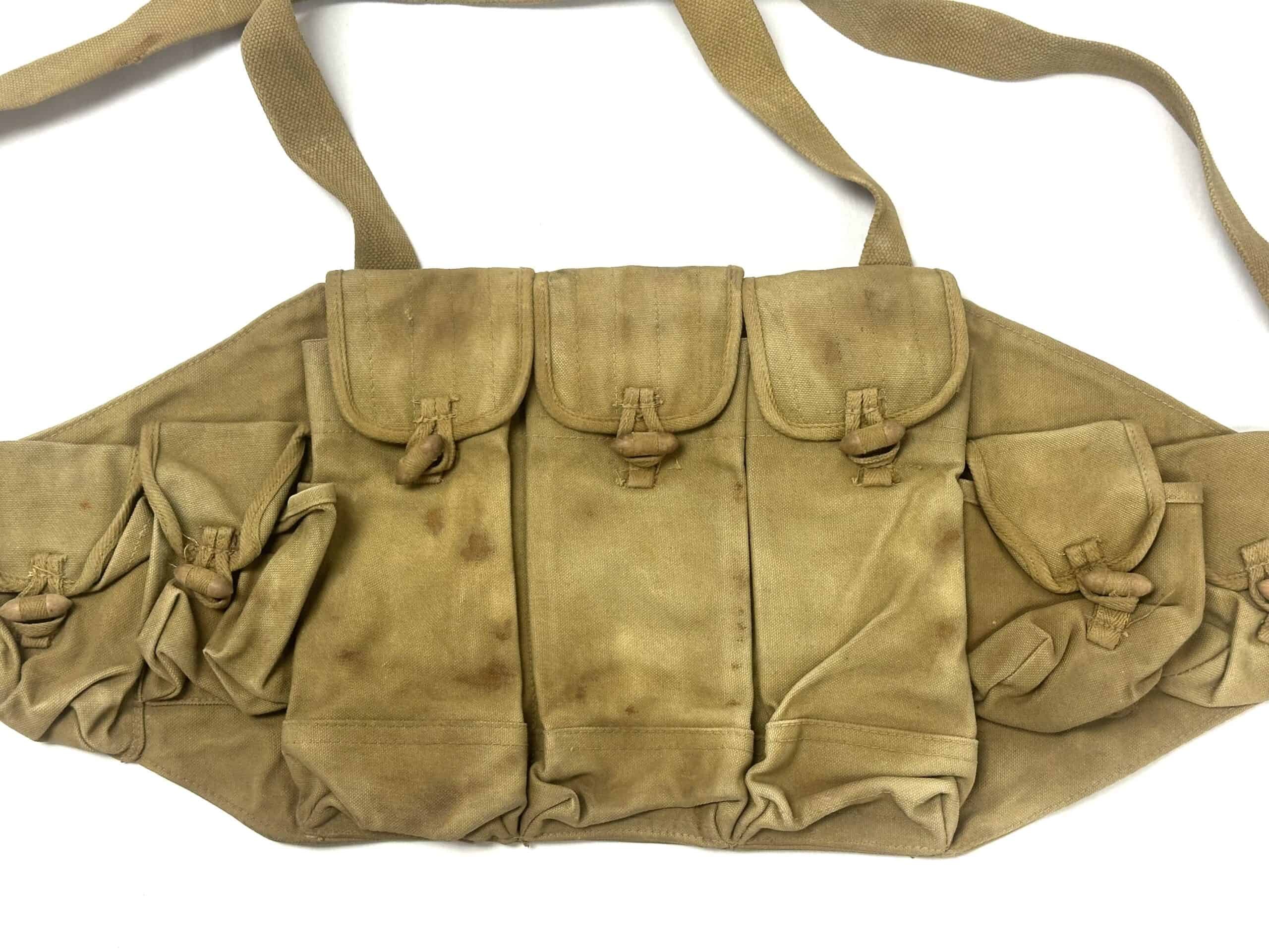 North Vietnamese Army Viet Cong AK47 1969 Chest Pouch Used & Faded — image 2