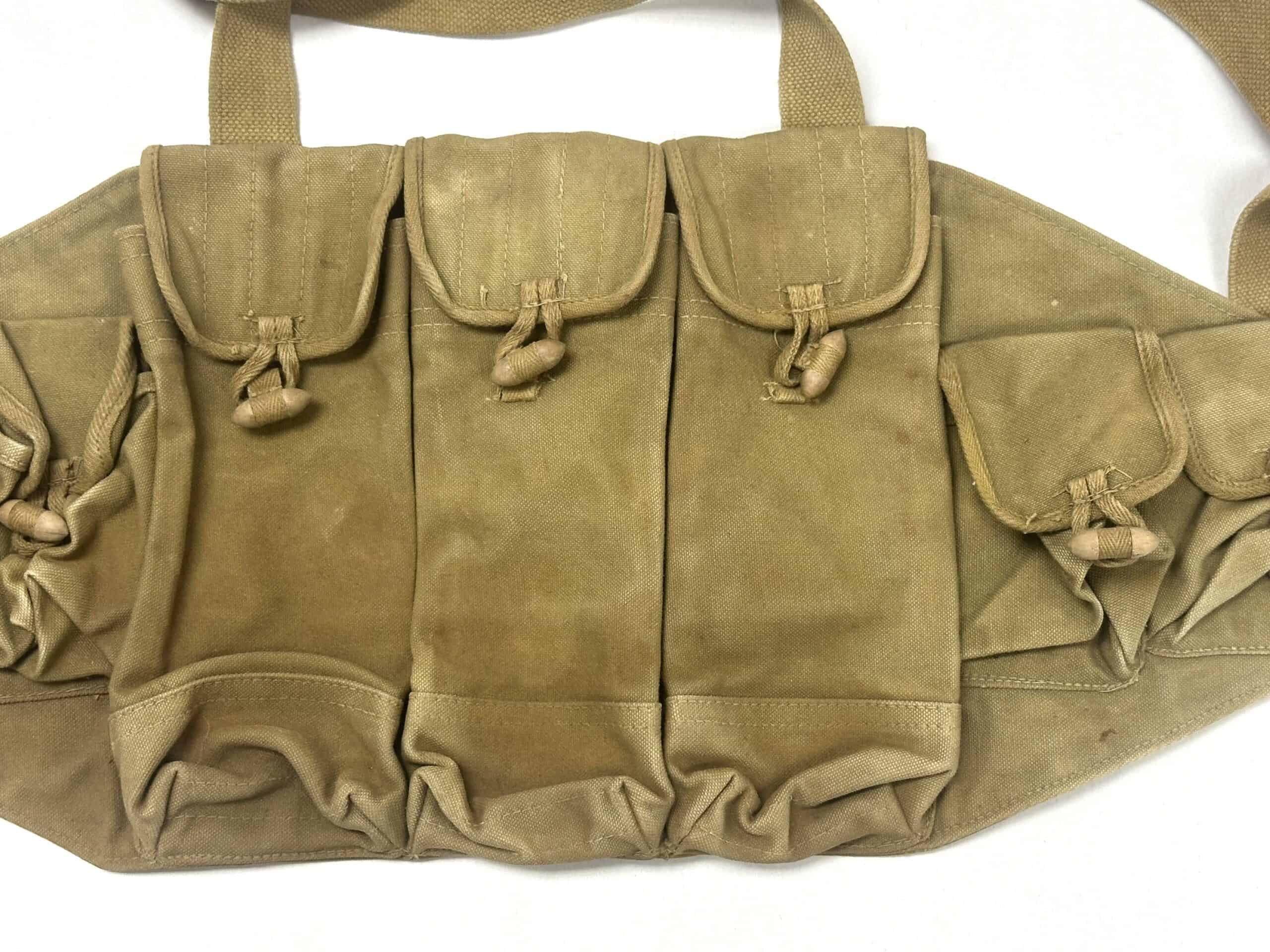 North Vietnamese Army Viet Cong AK47 1969 Chest Pouch Used Faded — image 2