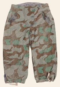WW2 German Splinter Camouflage Winter Padded Trousers