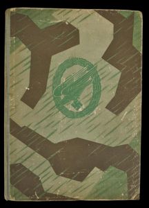 WW2 German Fallschirmjager Kreta Book 1942 - Handwritten Inscription To …