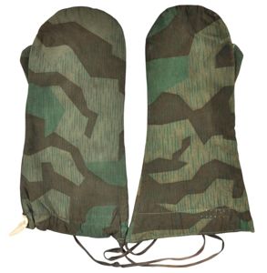 WW2 German Splinter Camouflage Padded Mittens