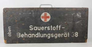 WW2 German ' Sauerstoff - Behandlungsgerat 38 ' Medical Box …
