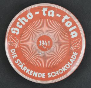 WW2 German Chocolate Ration Tin 1941 - 'Wehrmacht-Packung'