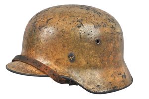 WW2 German Tropical Camouflage M40 Helmet