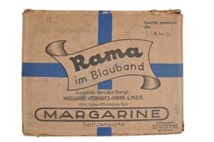 WW2 German Period Margerine Carton - January 1936 Dated