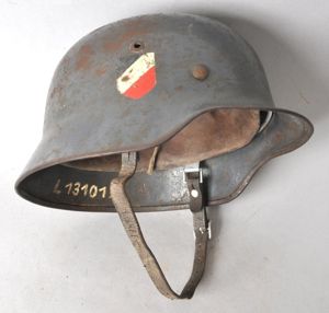 WW2 German Double Decal M35 Luftwaffe Helmet With Luft. 'Ausb.37' …