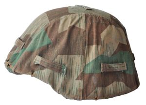 WW2 German Splinter Camouflage Helmet Cover