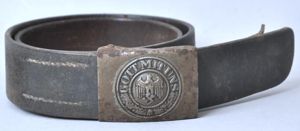 WW2 German Army Belt & Buckle - Untouched From NW …