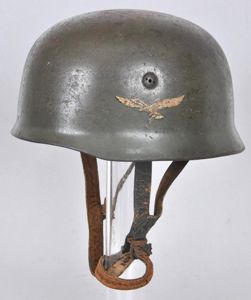 WW2 German M38 Double Decal Fallschirmjager Helmet