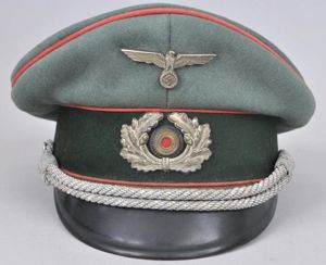 WW2 German Pre-War Panzer Officers Peaked Cap