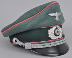 WW2 German Panzer Officers Peaked Cap