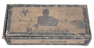 WW2 German Cigar Box - German Soldiers On Front