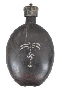 WW2 German Tropical Waterbottle Souvenir