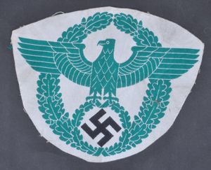 WW2 German Police Sports Vest Emblem