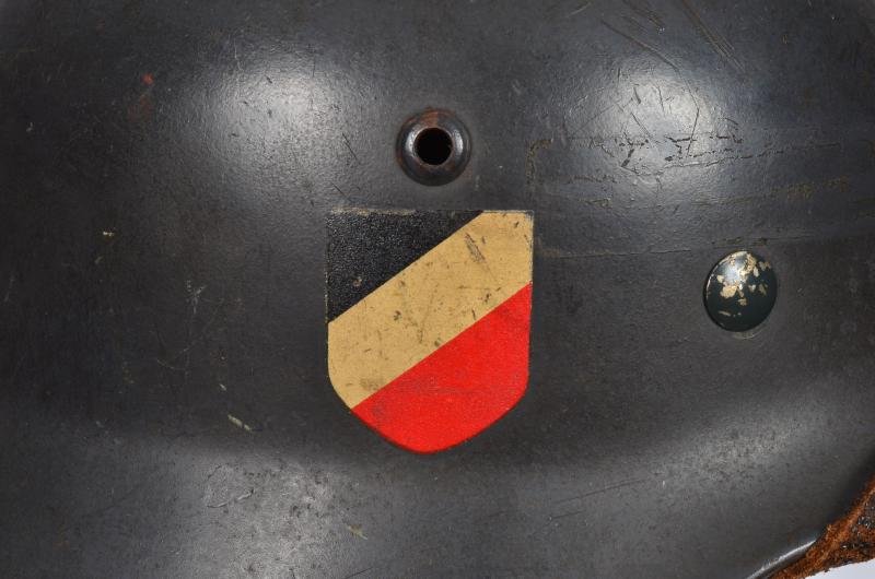 WW2 German Luftwaffe M35 Double Decal Helmet — image 10