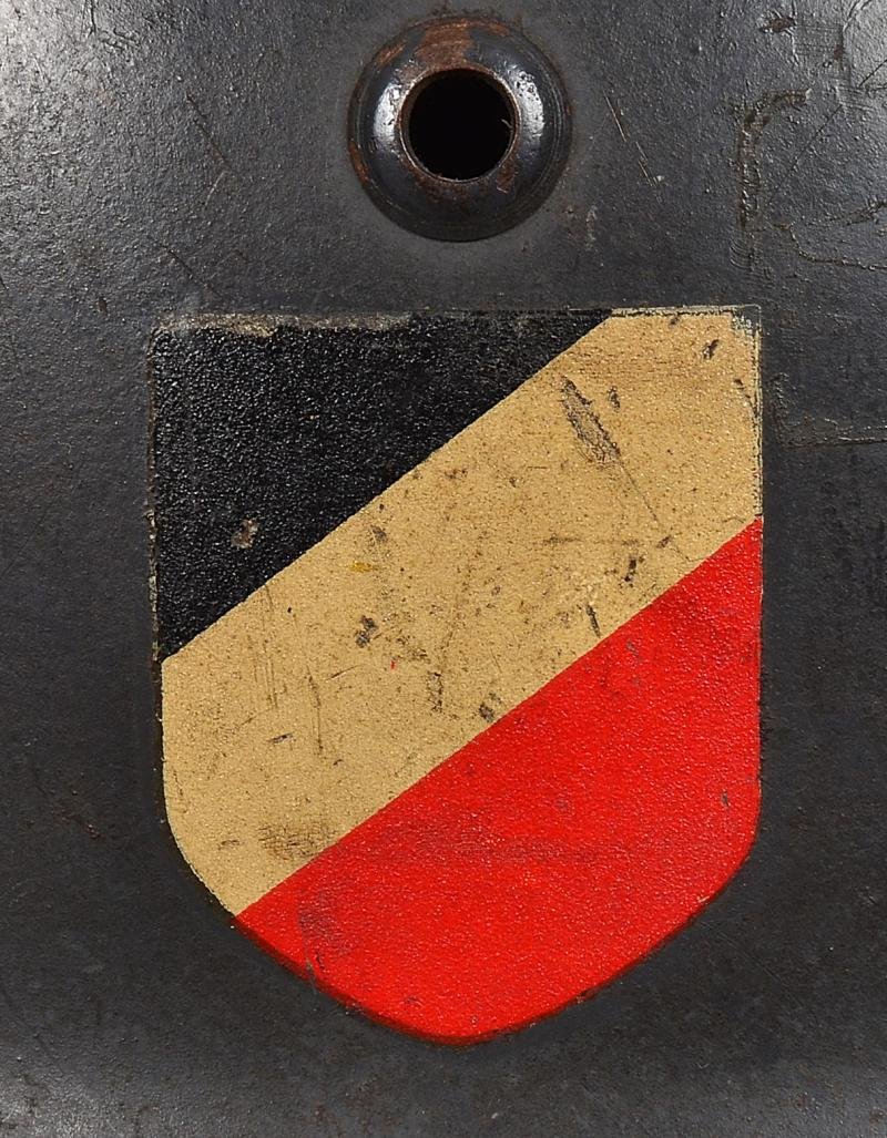 WW2 German Luftwaffe M35 Double Decal Helmet — image 3