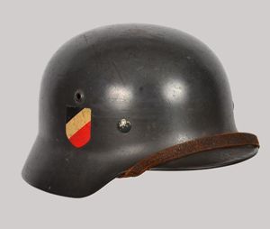 WW2 German Luftwaffe M35 Double Decal Helmet