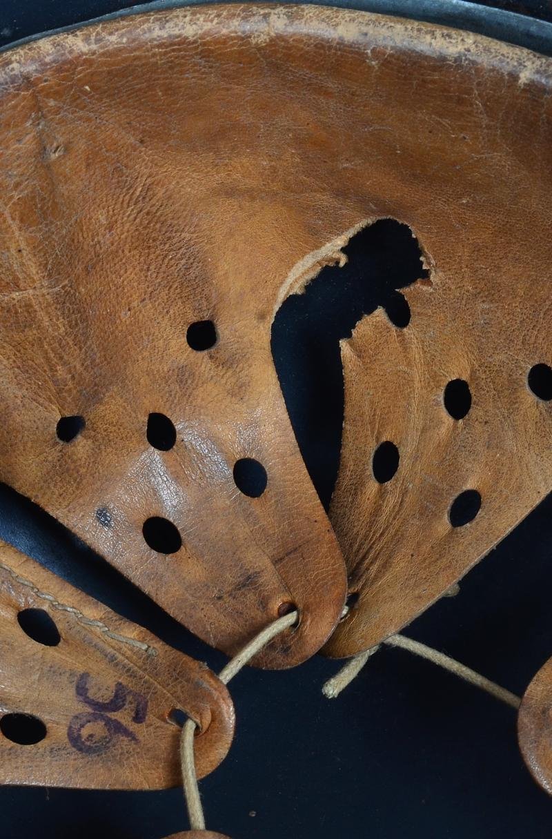 WW2 German Luftwaffe M40 Three Tone Normandy Camouflage Helmet . — image 11